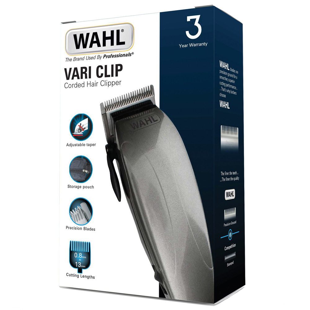 Wahl Vari Clip Clipper Kit with 4 Combs Image 4