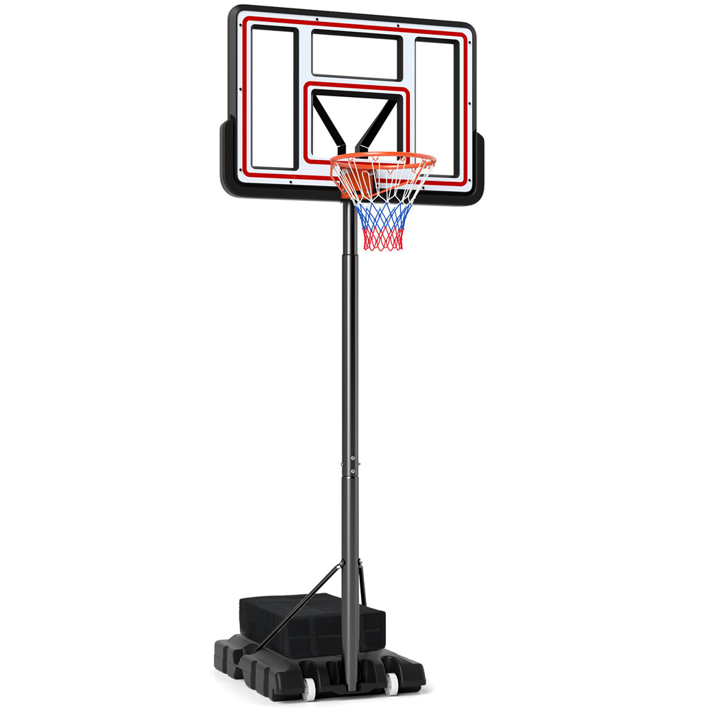 Costway Portable Height Adjustable Basketball Hoop and Goal System Image 1