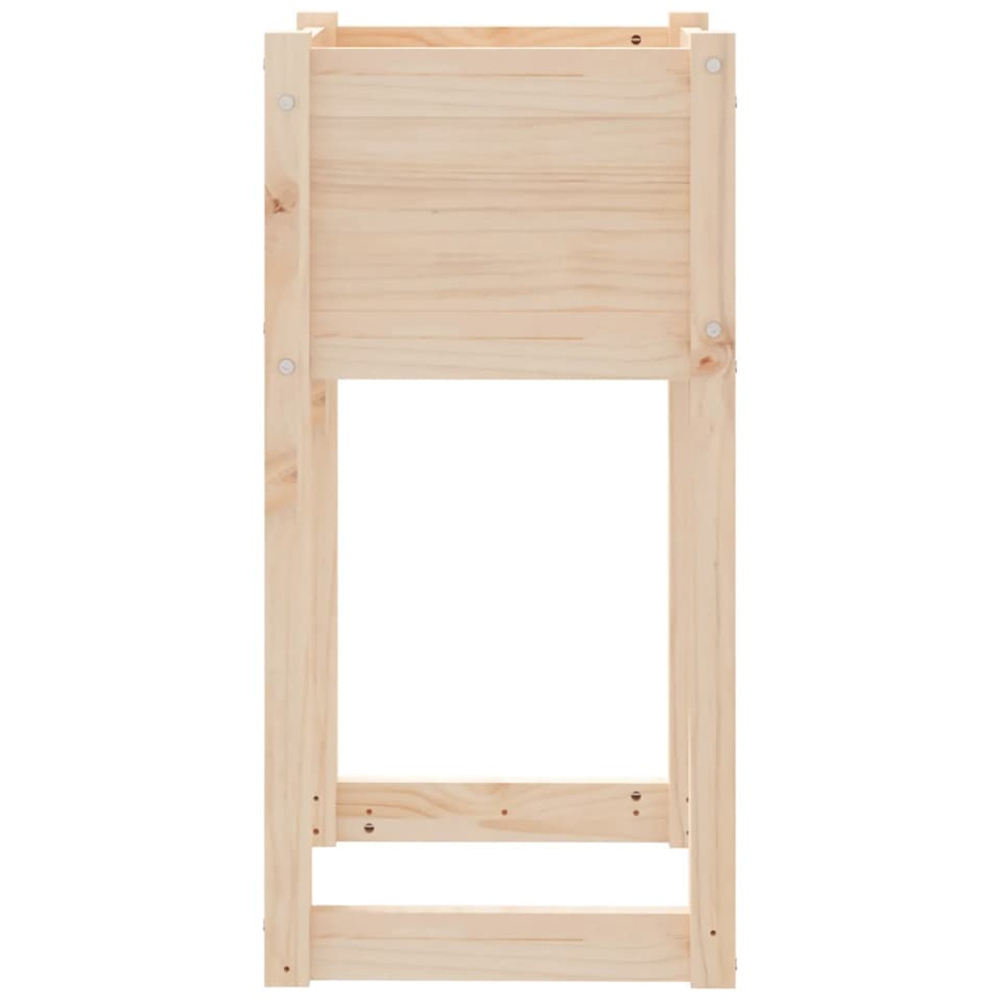 vidaXL Brown Pine Wood Garden Planter 81 x 40 x 40cm 2 Pack Image 5