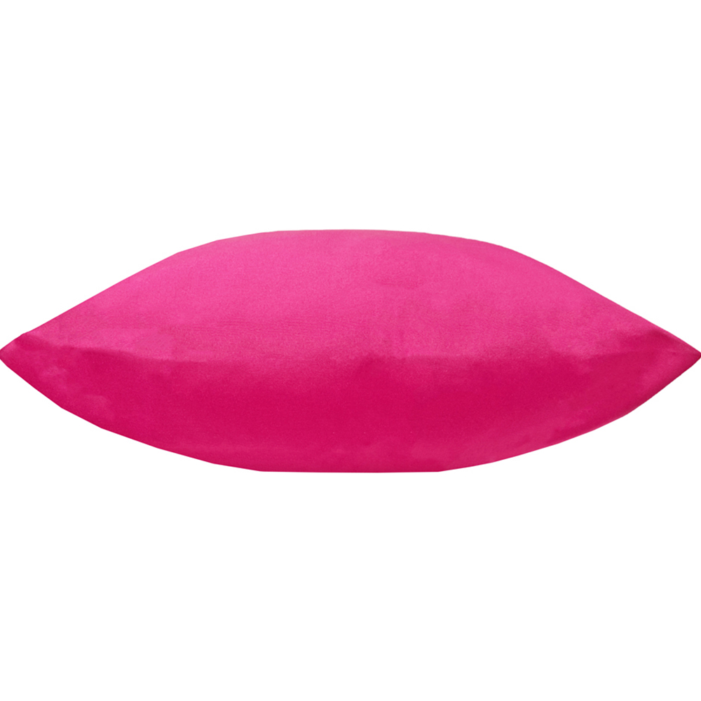 furn. Plain Pink Outdoor Cushion Large Image 2