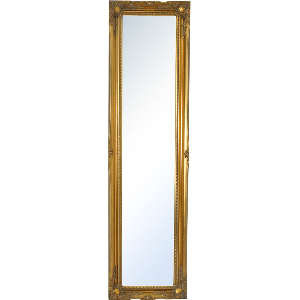 MirrorOutlet Hamilton Vintage Gold Antique Wall Mirror 167 x 45cm Image 1