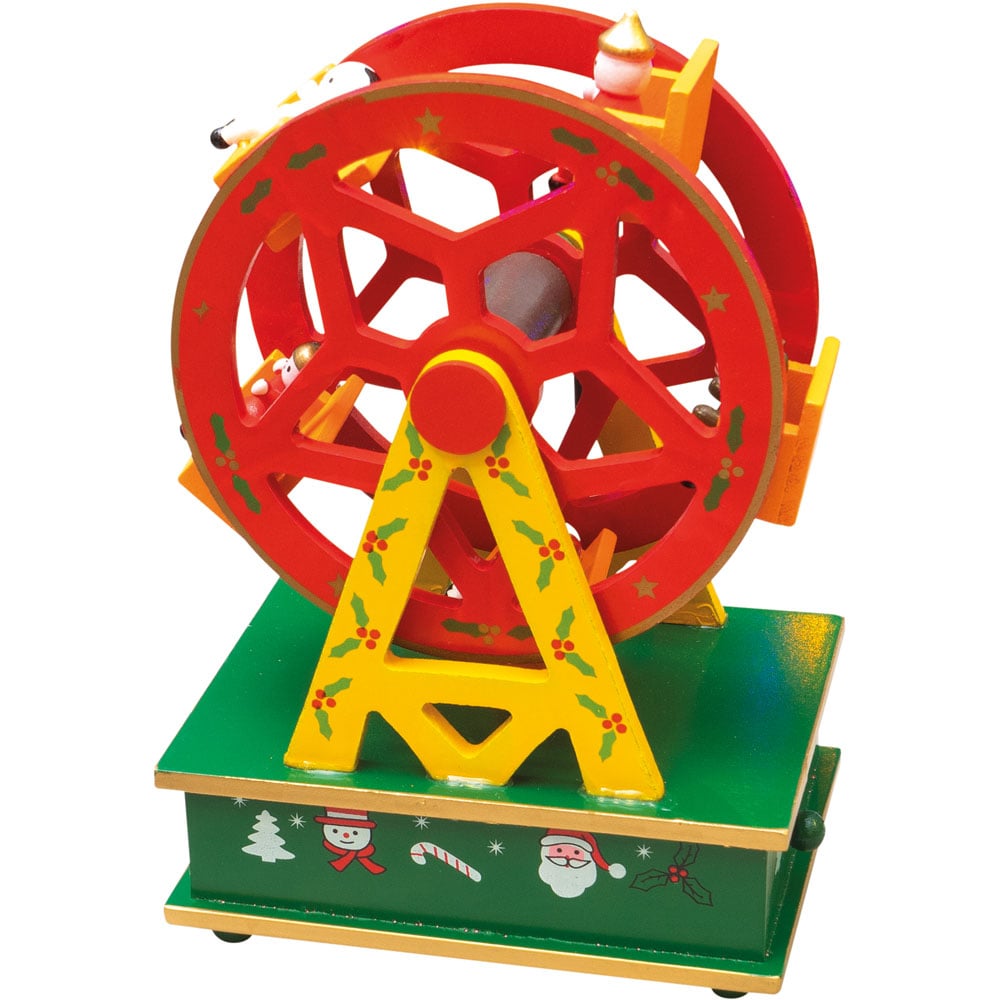 St Helens Wooden Ferris Wheel Music Box Image 1