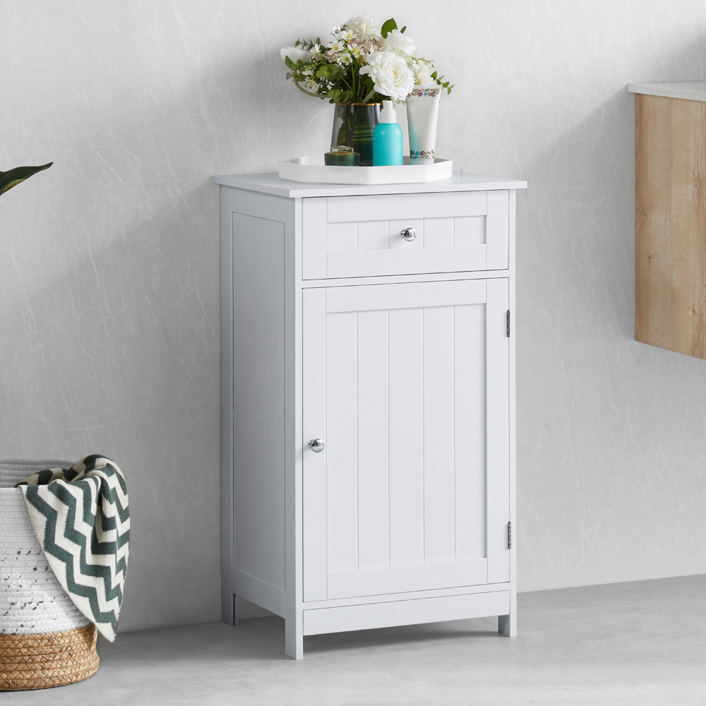 BATH VIDA Priano 1 Door 1 Drawer Freestanding Cabinet Image 3