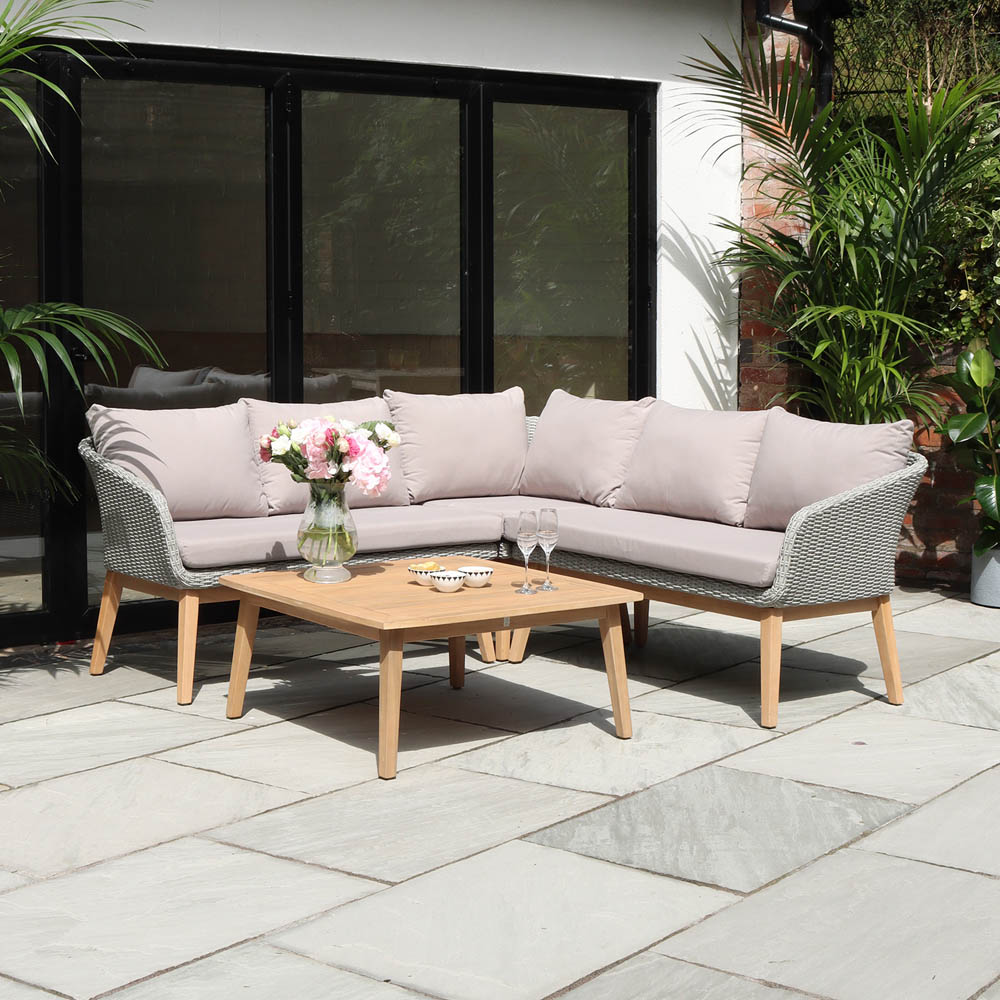 Royalcraft Sol 5 Seater Corner Lounge Set with Coffee Table Image 9