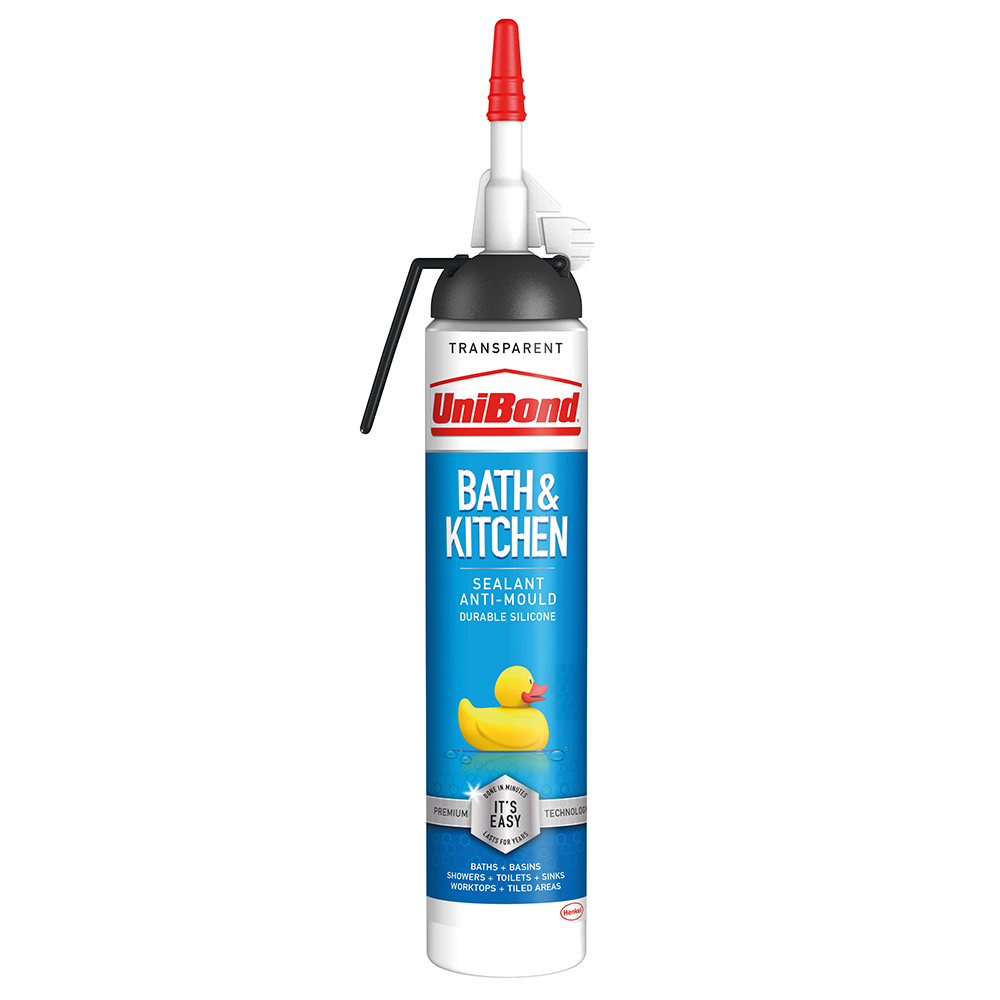 UniBond Bath and Kitchen Sealant Transparent Easy Pulse 208g Image 1
