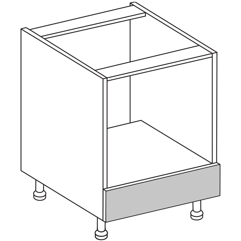 wilko Modern Slab Oyster Oak Under Oven Housing Image 1
