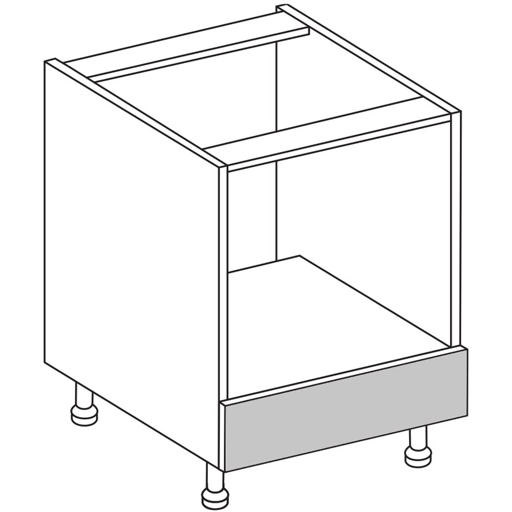 wilko Modern Slab Amber Oak Under Oven Housing Image 1