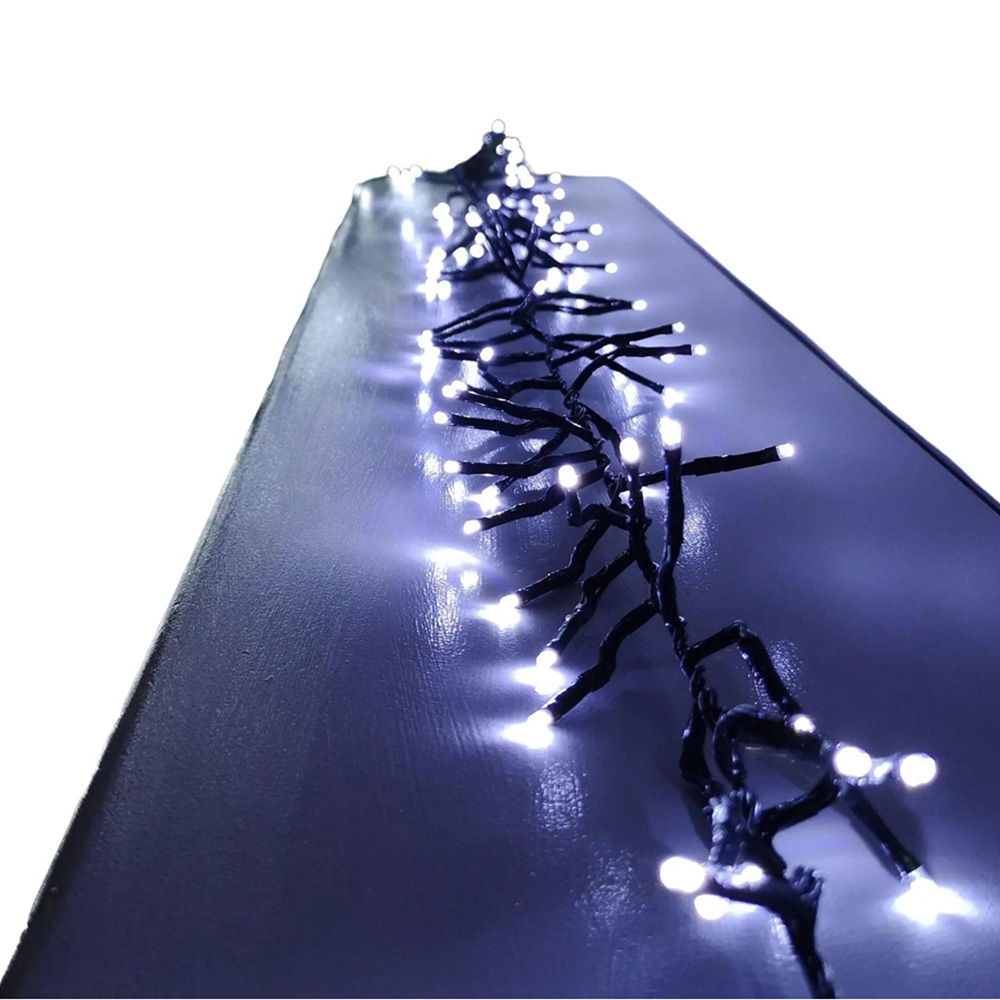 Premier ClusterBrights 480 Cool White LED Multi-Function Green Cluster Light 6.2m Image 3