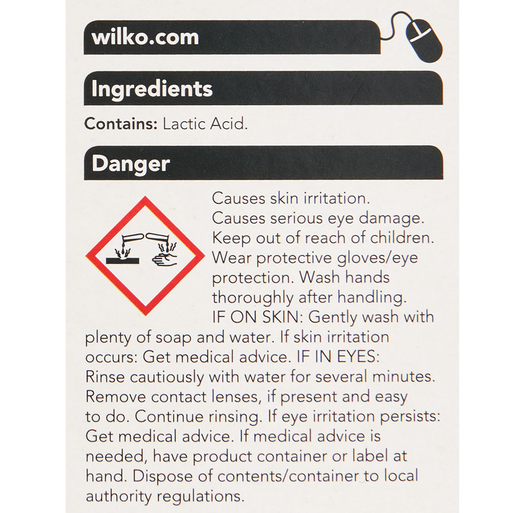 Wilko All Purpose Descaler 25ml 3 pack Wilko