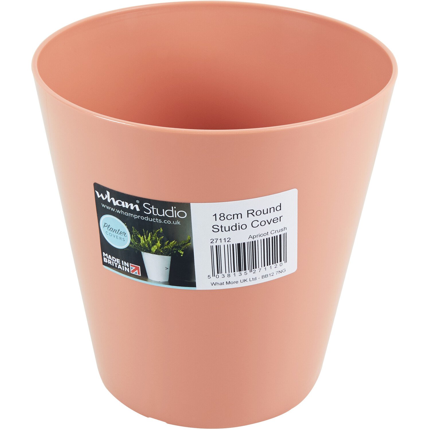 Round Indoor Planter - Apricot Crush / 18cm Image 6