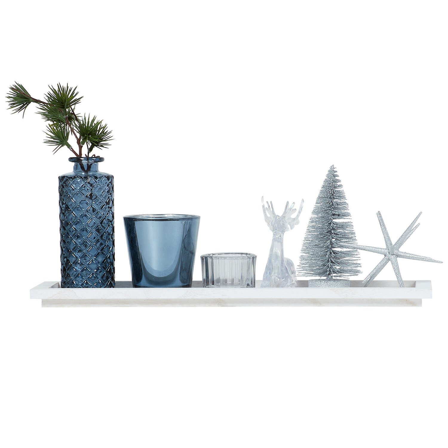 Shimmer Festive Candle Tray Image 1