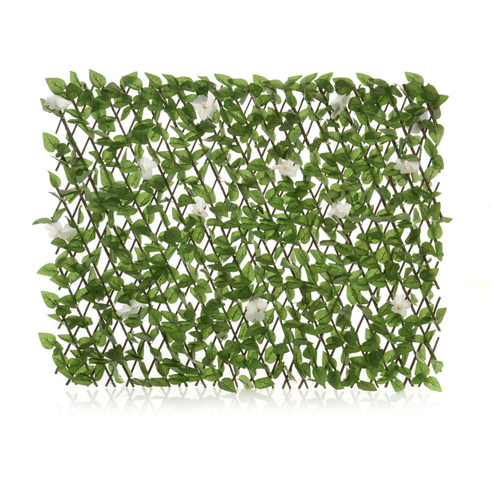 Wilko Expanding Artificial Leaf Trellis 2m x 1m Image 1