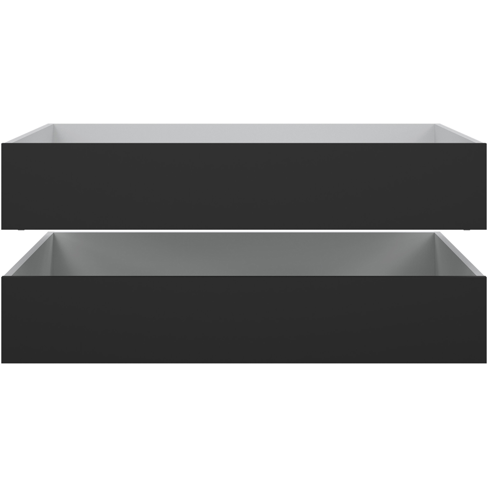 Florence Matt Black Underbed Drawer Set of 2 Image 3