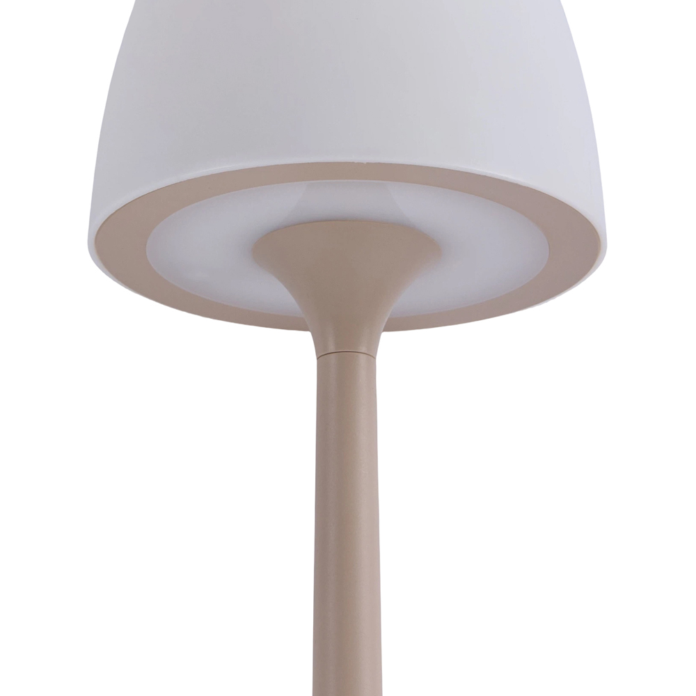 Living and Home White Ocean Wave RGB Rechargeable Table Lamp Image 6