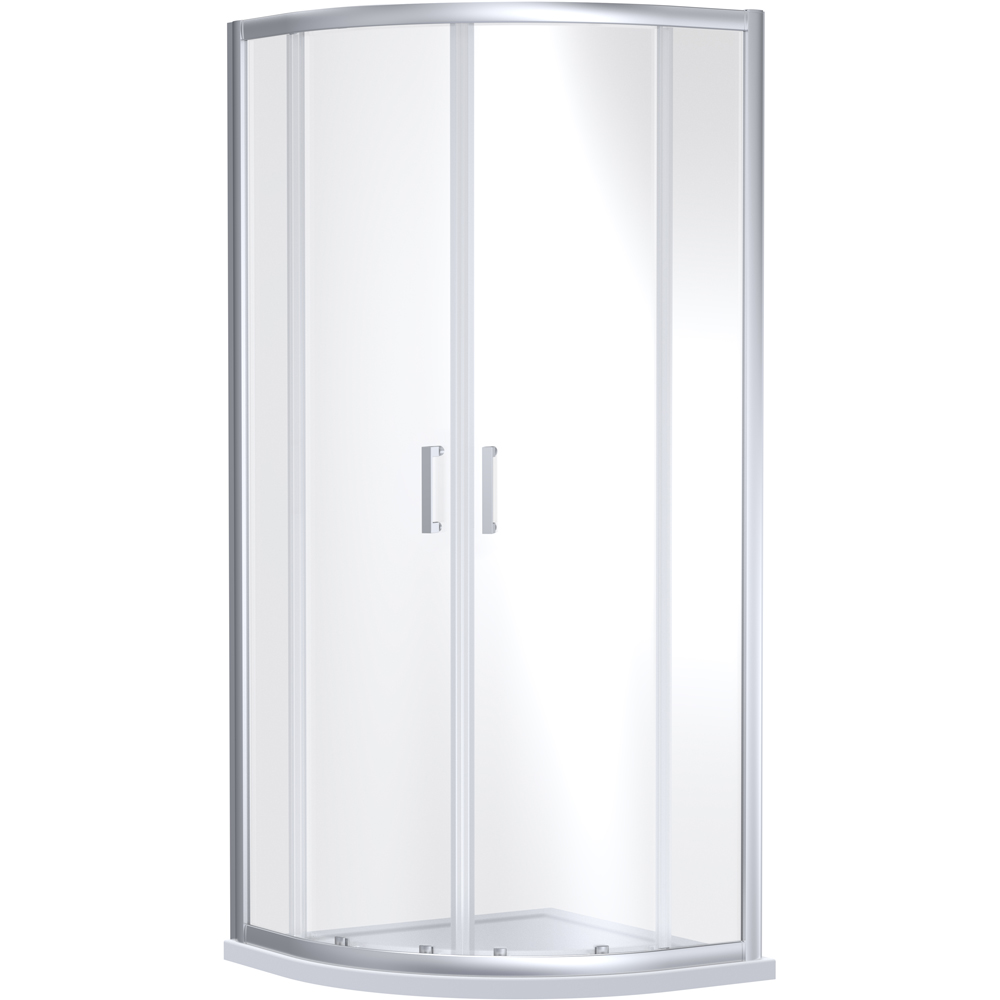Oem Chrome Quadrant Shower Enclosure 900mm Image 1
