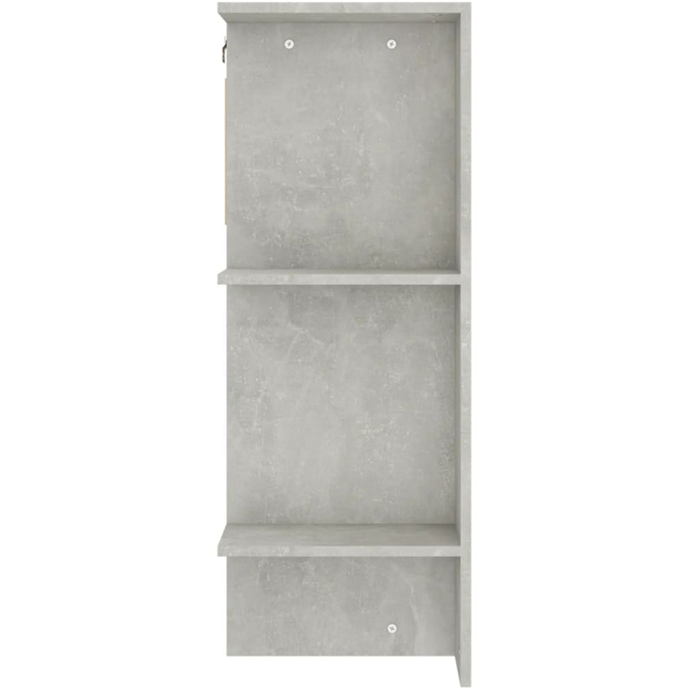 vidaXL Concrete Grey Hallway Cabinet Image 7