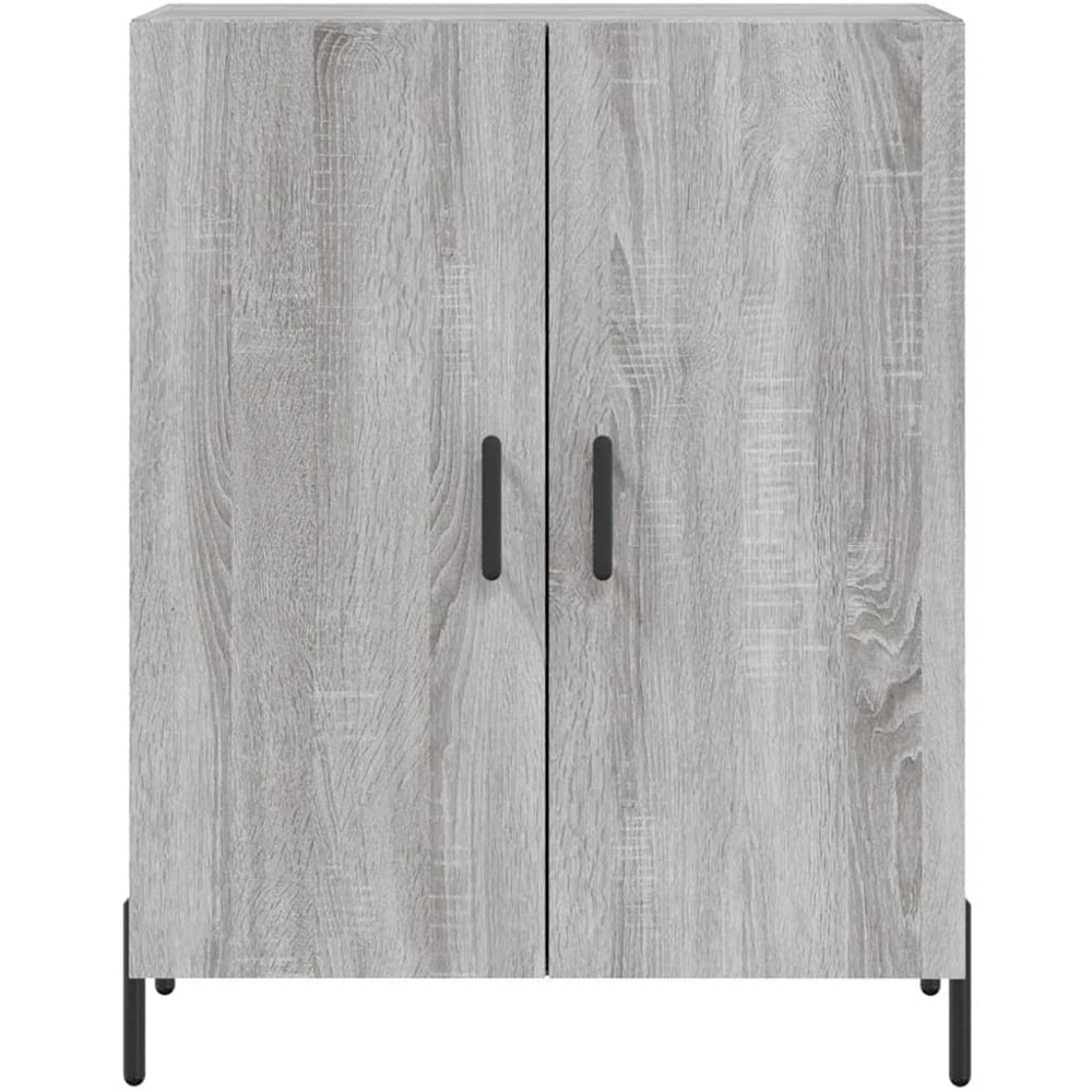 vidaXL 4 Door Grey Sonoma Highboard Image 8