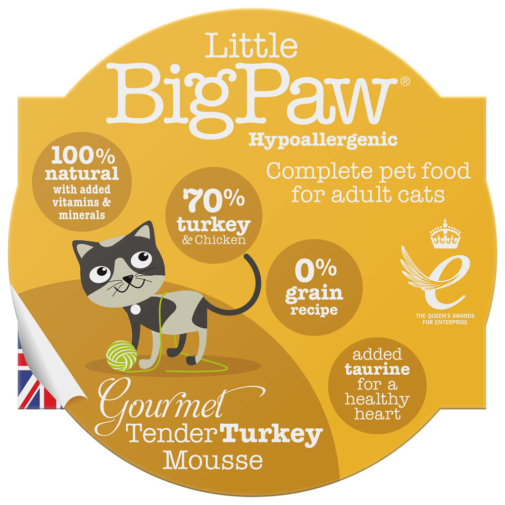 Little BigPaw Turkey Wet Cat Food 85g Image 1