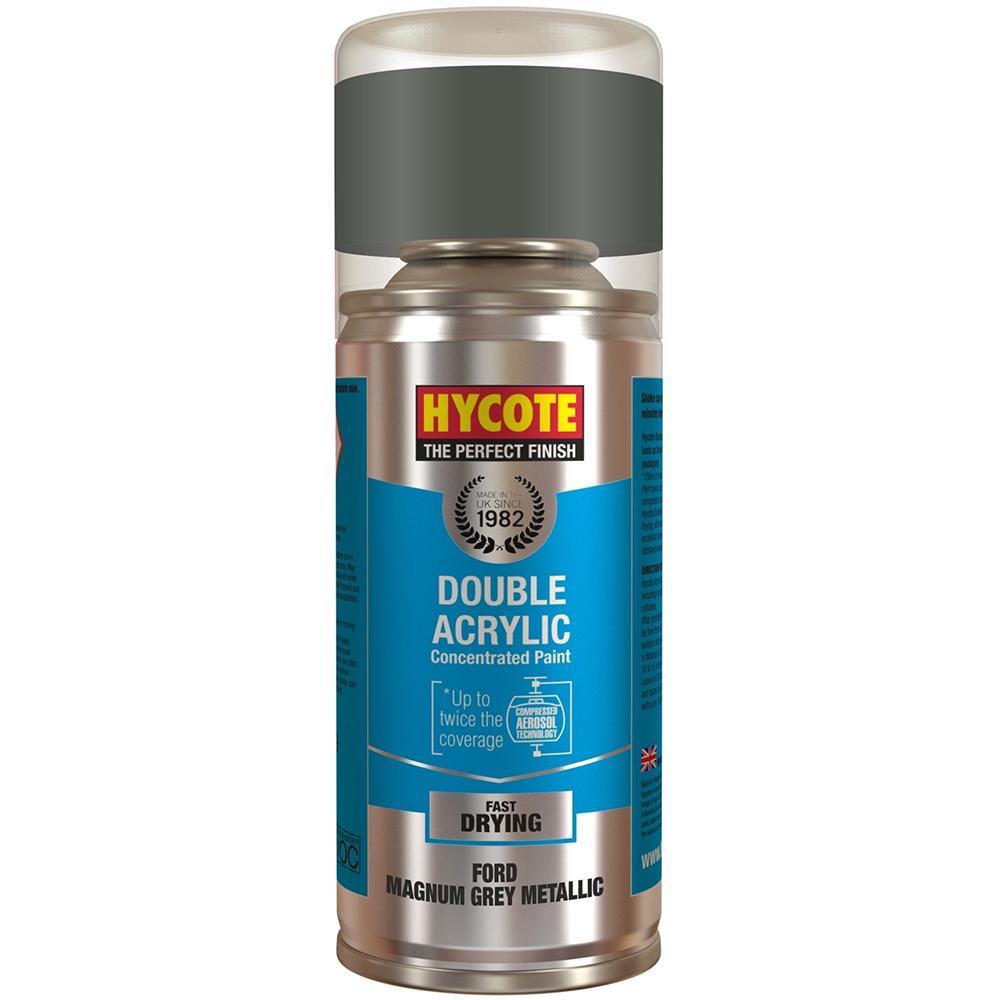 Hycote Ford Magnum Grey Metallic Car Spray Paint 150ml Image