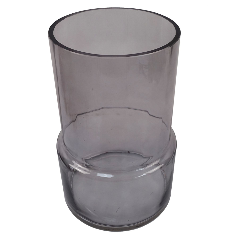 Botanik Smoke Grey Glass Vase 26cm Image 3