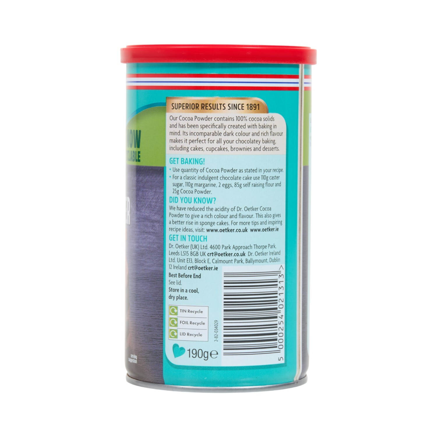 Dr. Oetker Fine Dark Cocoa Powder Image 3