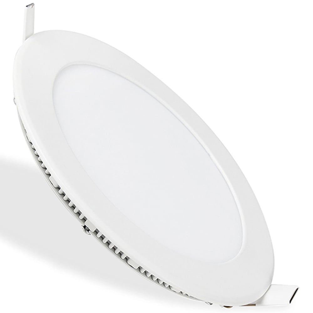 ENER-J 3W 6000K Recessed Round LED Mini Panel Downlight 4 Pack Image 2