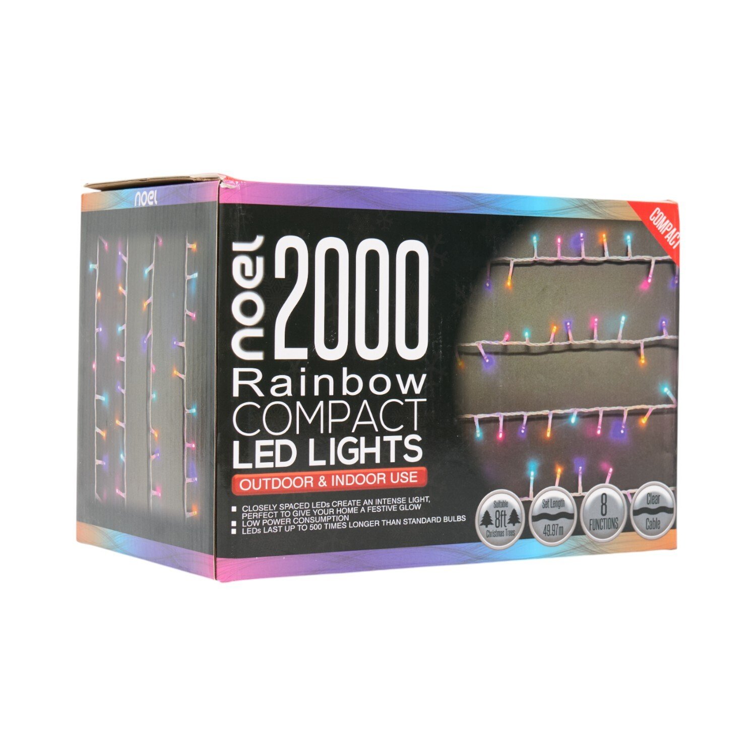 Compact LED Light Chain Rainbow 2000 Image 3