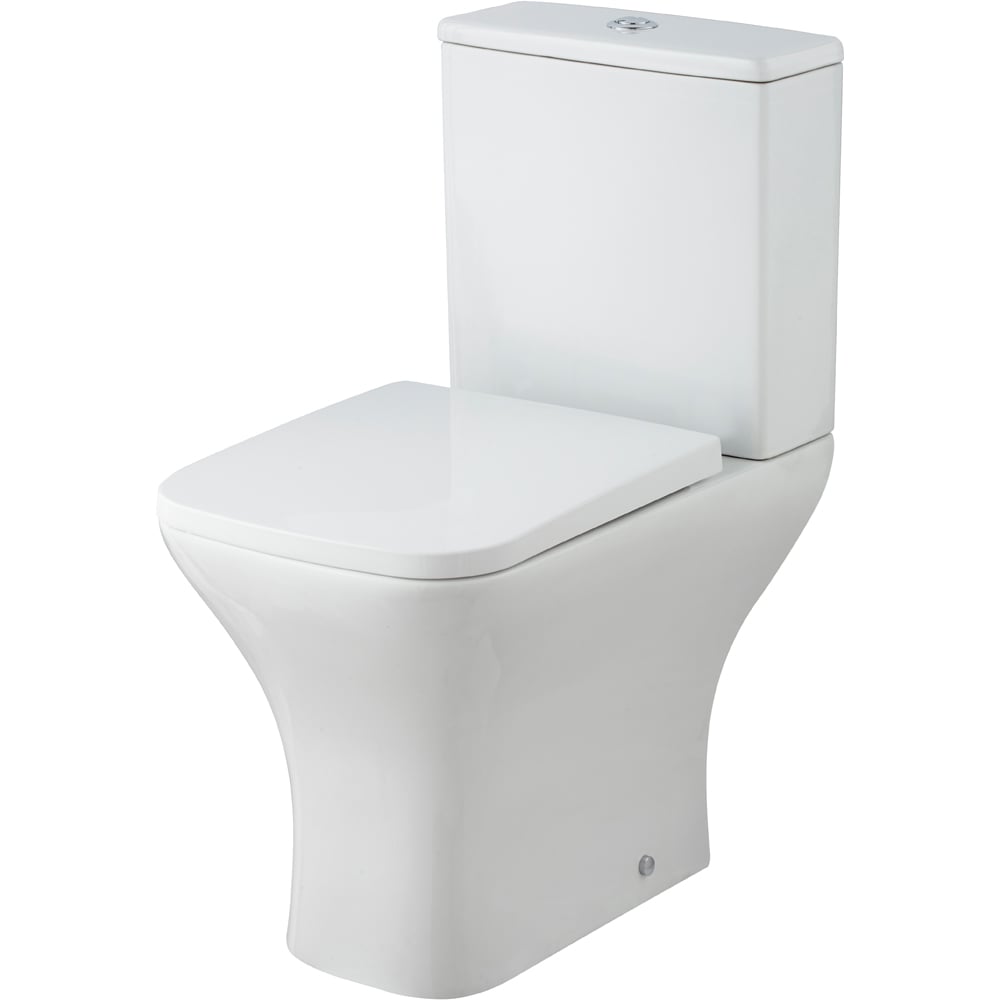 nuie Ava White Pan with Cistern and Seat 375mm Image 1
