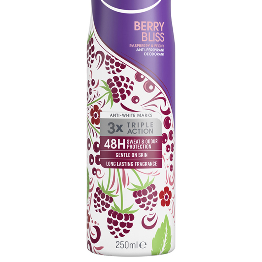 Soft and Gentle Berry Bliss Raspberry and Peony Anti-Perspirantodorant 250ml Image 4