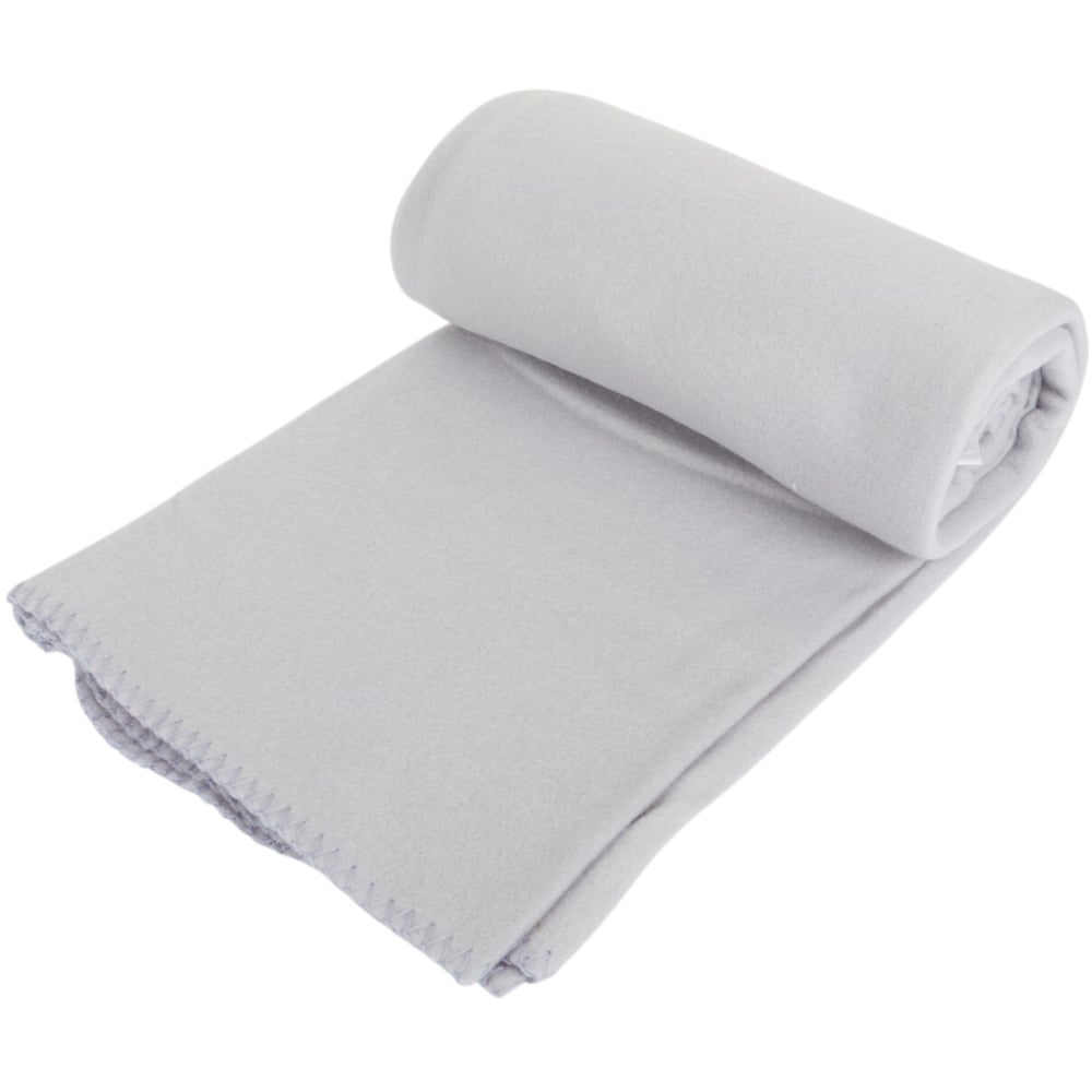 Essential Soft Fleece ThrowSilver Image 2