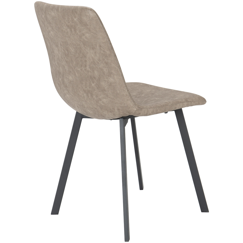 Ezra Set of 2 Brown Dining Chair Image 5