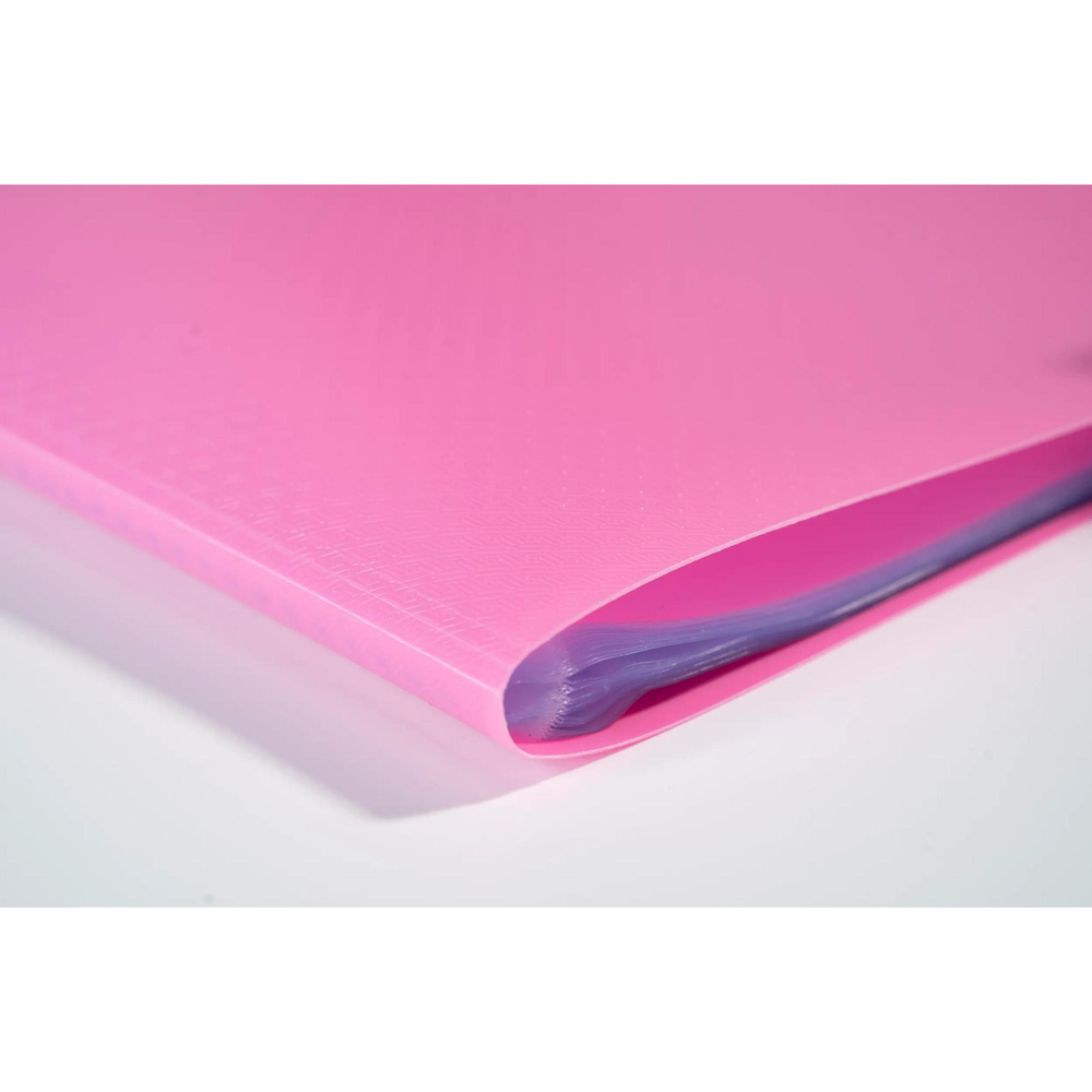 Exacompta Opak A4 Pink 100 Pocket Display Book 8 Pack Image 4
