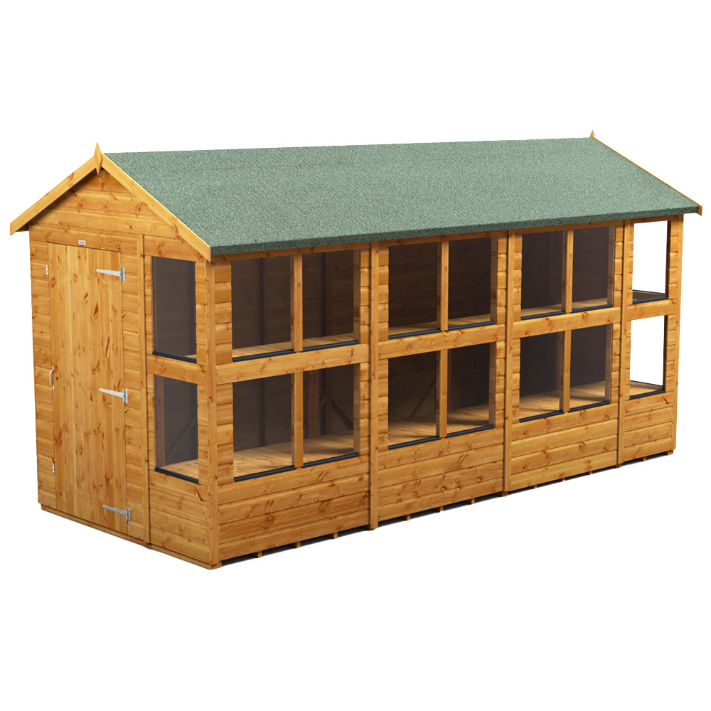 Power Sheds 14 x 6ft Apex Potting Shed Image 1