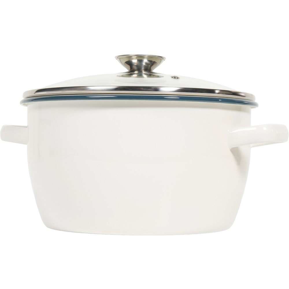 My Kitchen Enamel Stockpot with Glass Lid Image 3