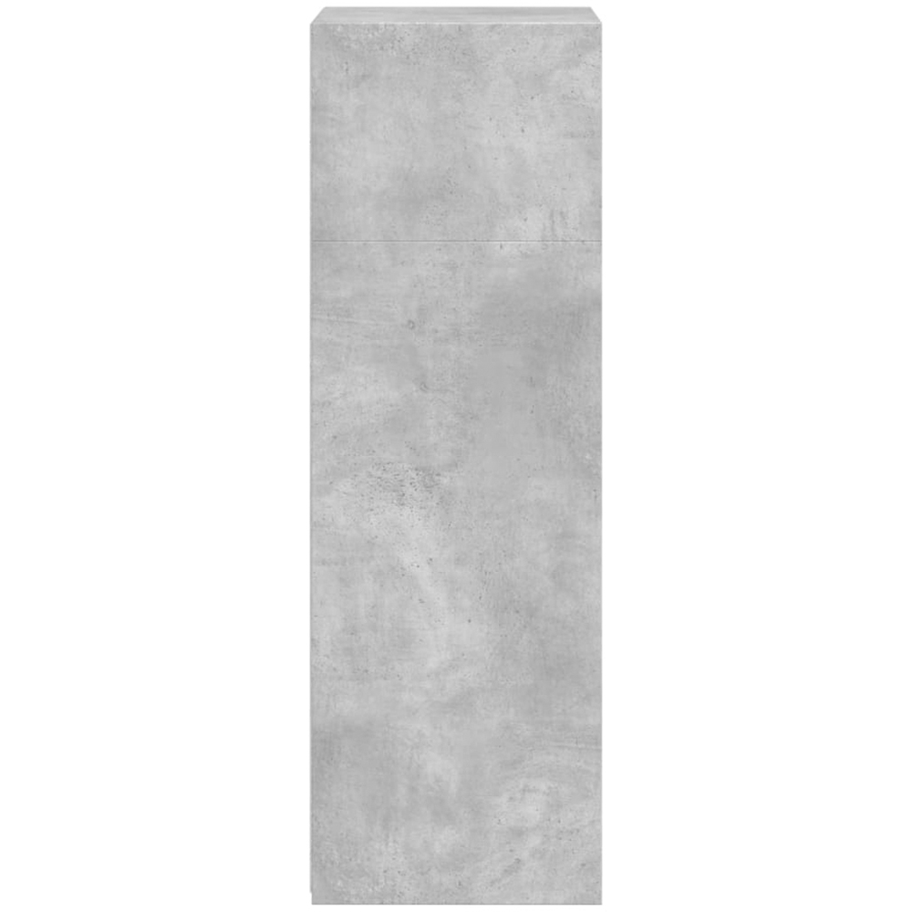 vidaXL 4 Shelf Concrete Grey Highboard Image 5