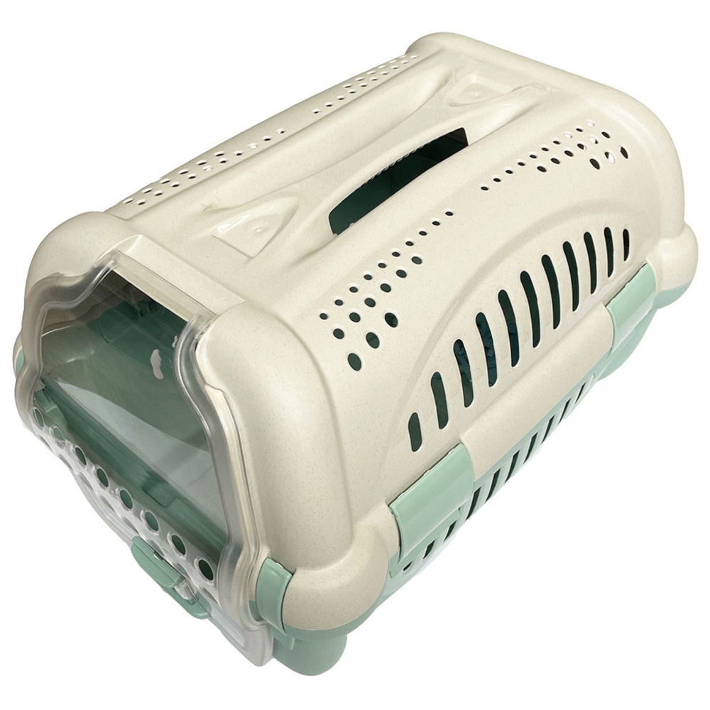 Happy Pet Rhino Clear Door Pet Carrier 51 x 34.5 x 33cm Wilko