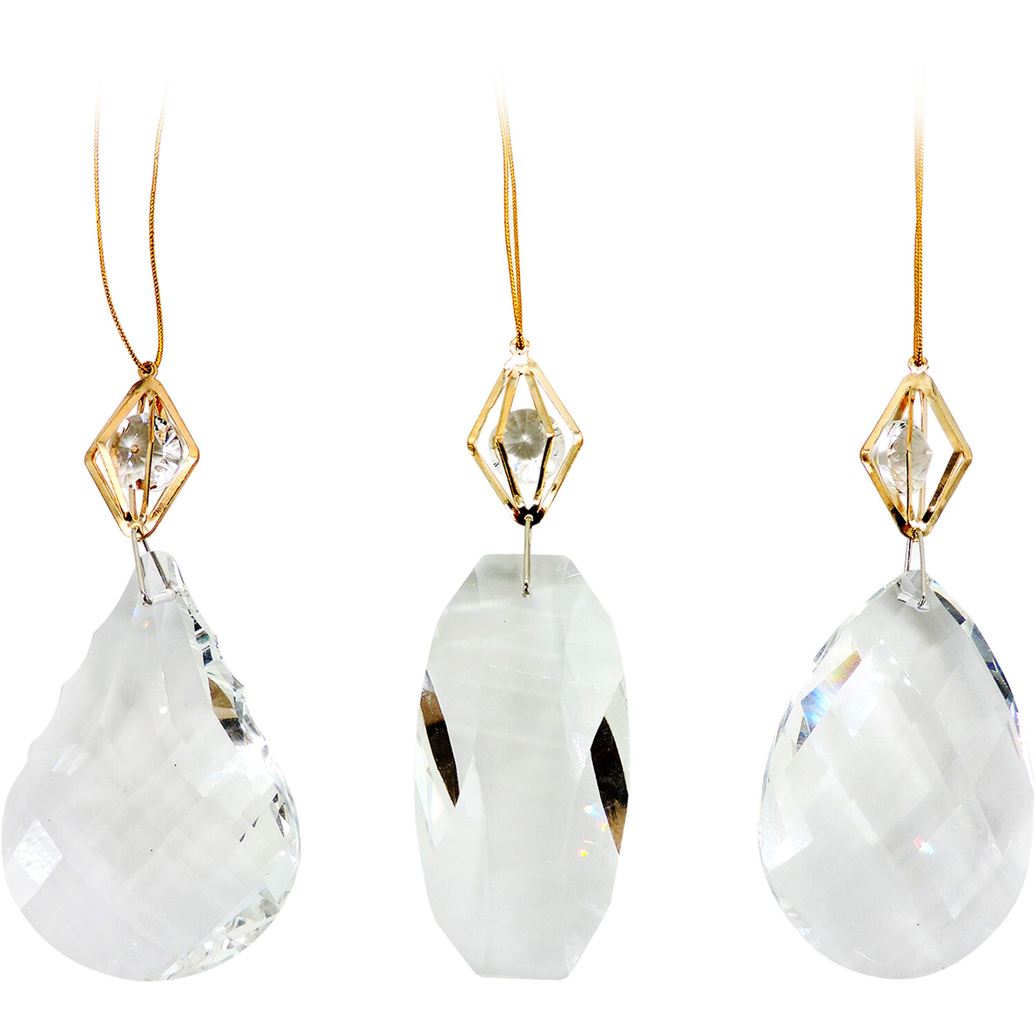 Hanging Glass Droplet - Clear Image