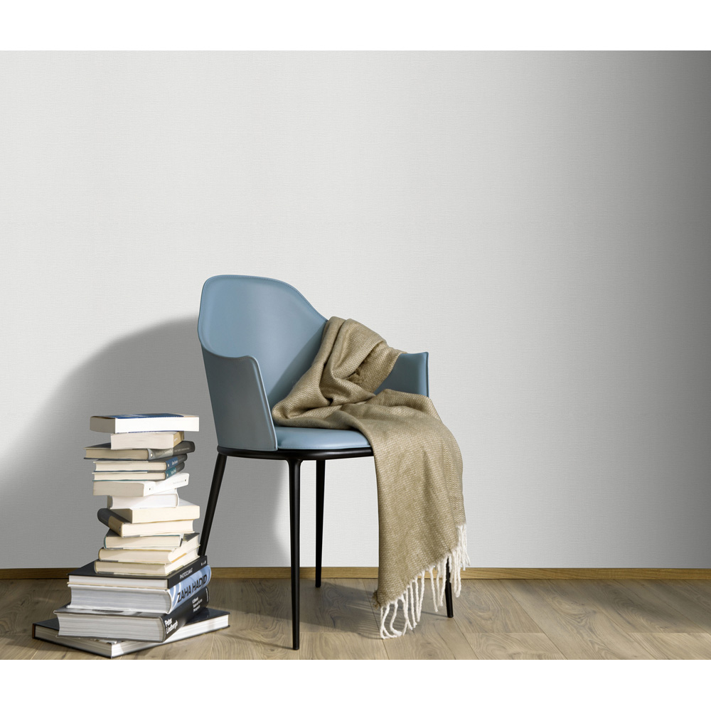 Erismann Opus Dolce Luxury Woven Plain Cream Wallpaper Image 3