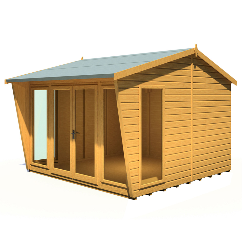 Shire Burghclere 10 x 10ft Double Door Contemporary Summerhouse Image 1