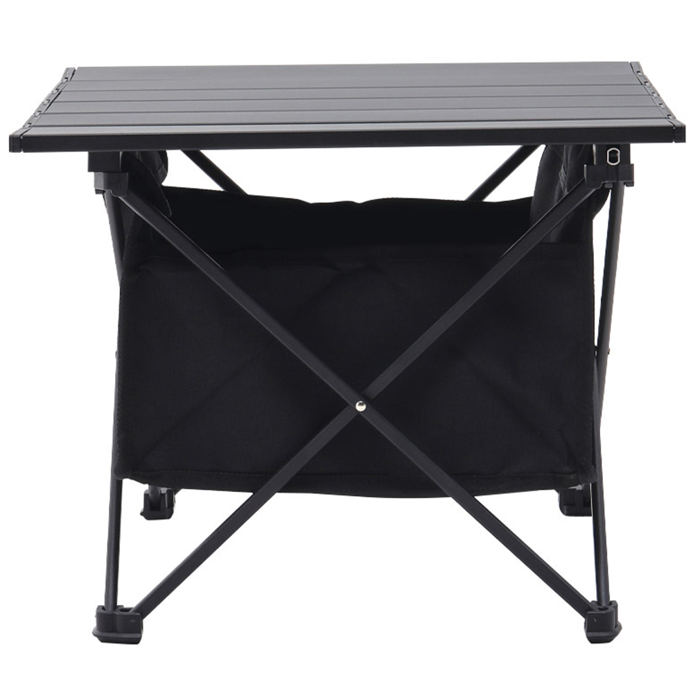 Living and Home Aluminium 1.2ft Portable Camping Table Black Image 7