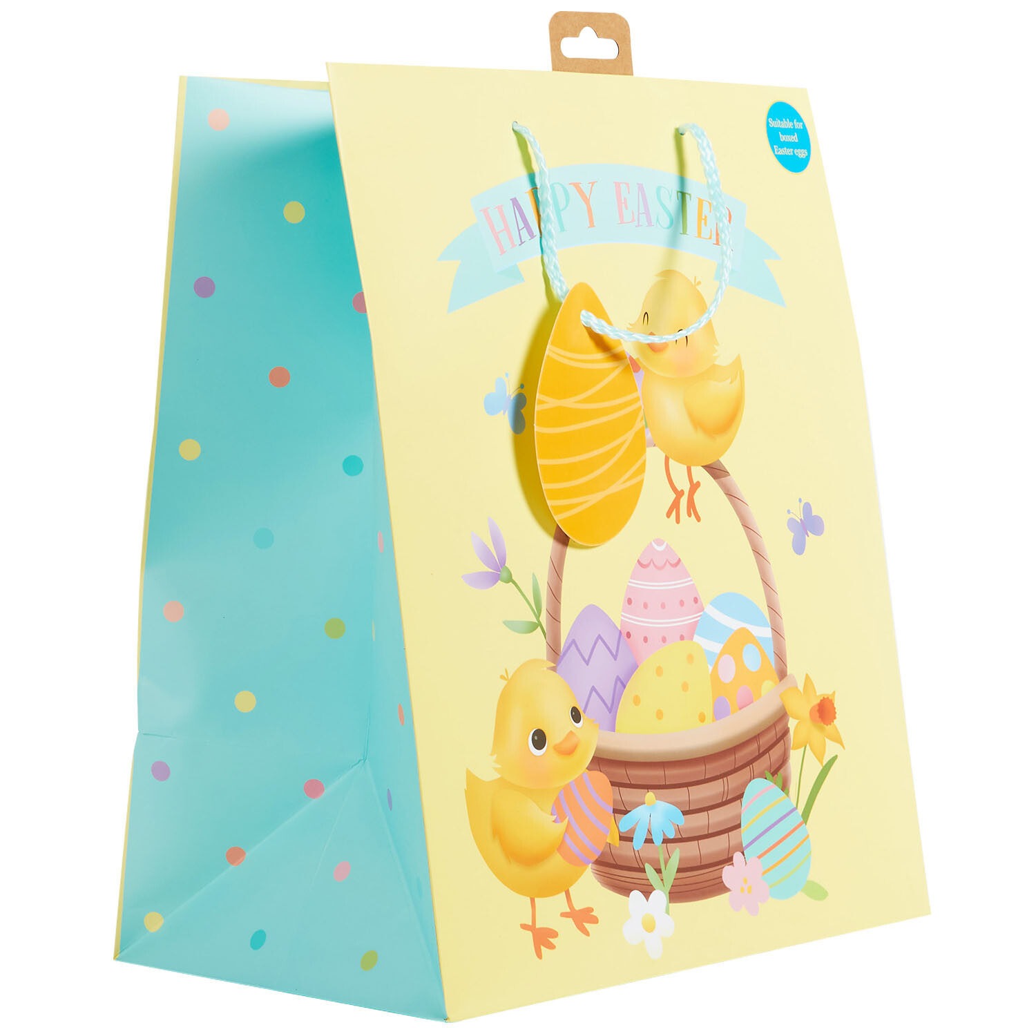 Easter Basket Large Gift Bag - Multicolour Image 3