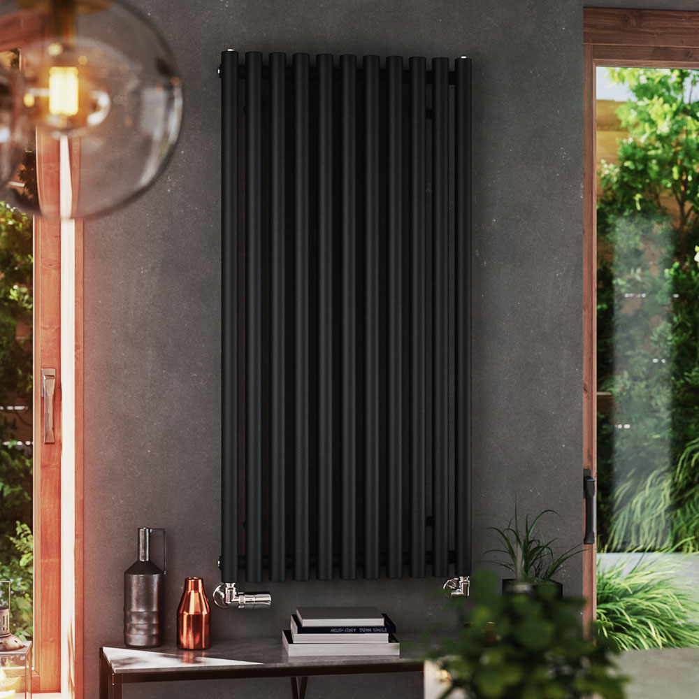 Terma Rolo Room 3028 BTU Heban Black Radiator 1200 x 590mm Image 2