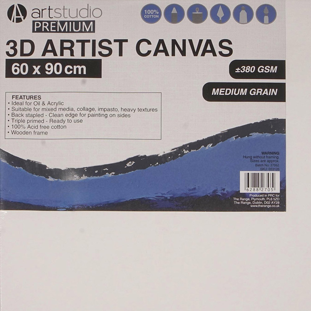 Art Studio 3D Artist Canvas 60 x 90cm Image 3