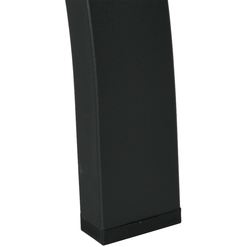 Outsunny 4 Seater Garden Dining Set with Umbrella Hole Black Image 3