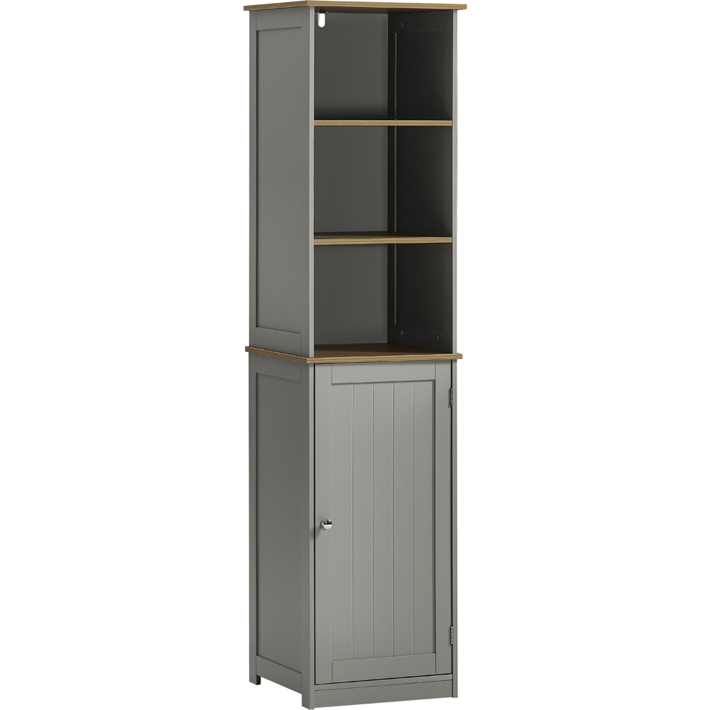 BATH VIDA Priano Single Door 3 Shelf Tall Floor Cabinet Image 2