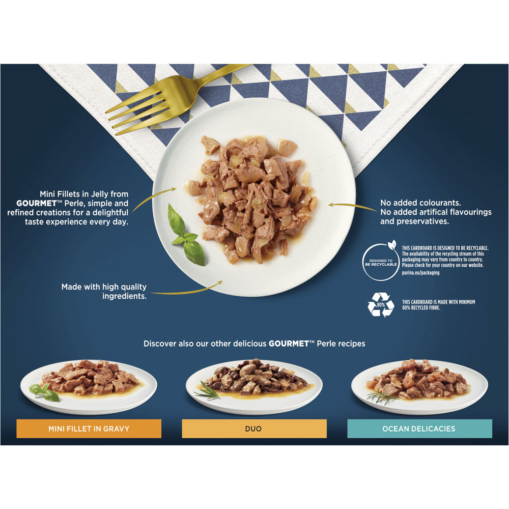 Gourmet Perle Cat Food Pouches Country Medley 12 x 85g Image 6
