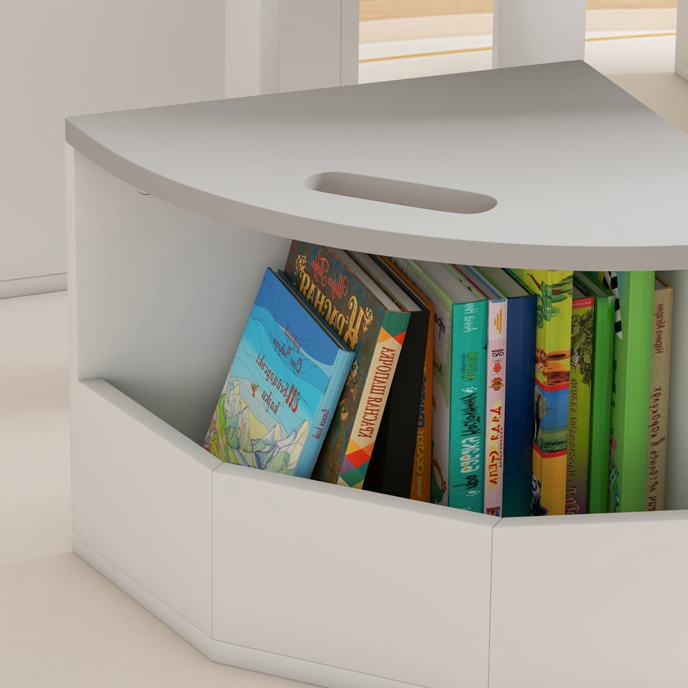 AIYAPLAY 5 Piece Grey Kids Table and Chairs Set Image 4