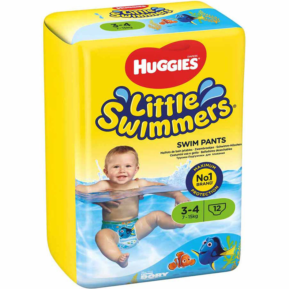 Huggies Little Swimmers Swim Pants Size 3 to 4 Image 3