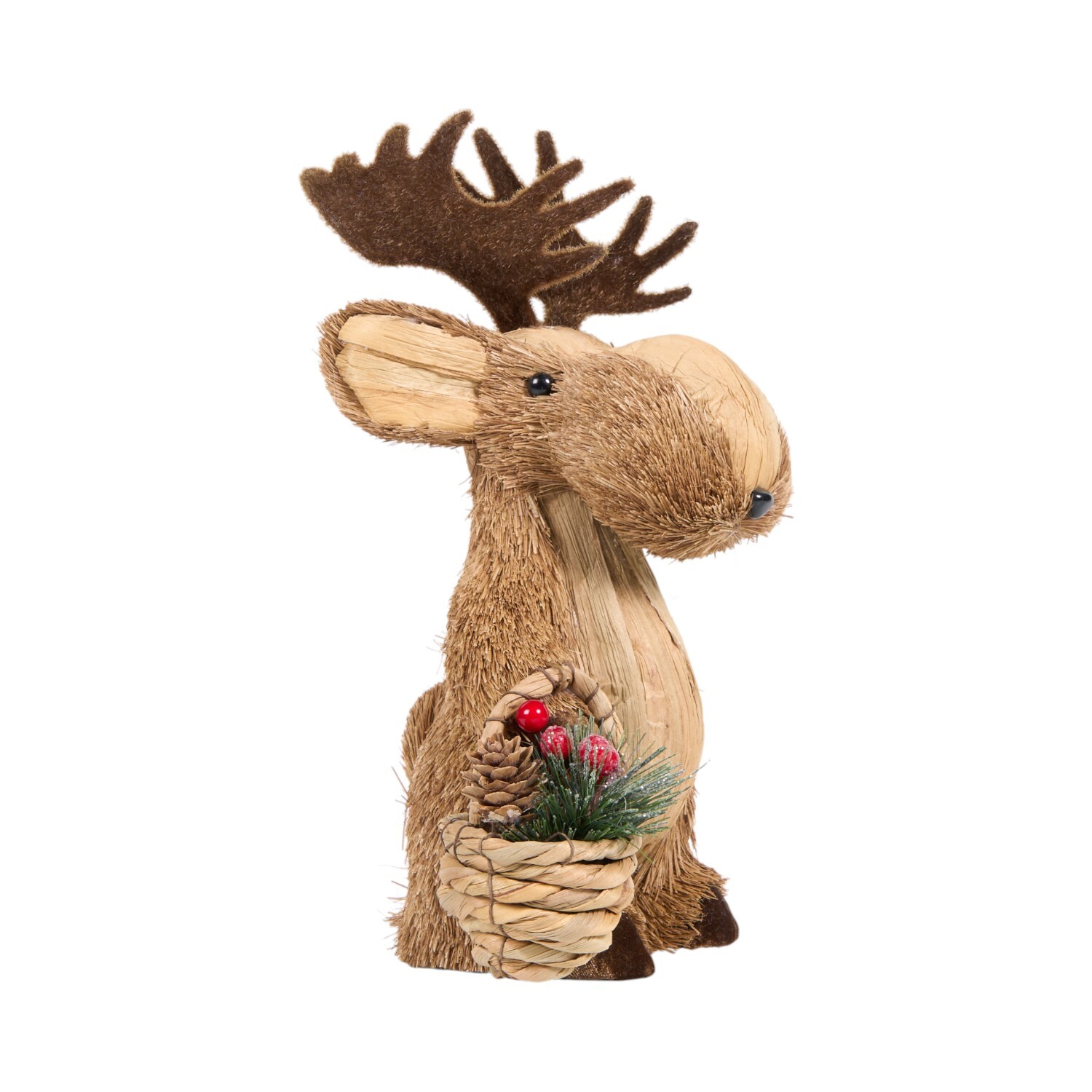 Christmas Floristry Moose Brown Image 3