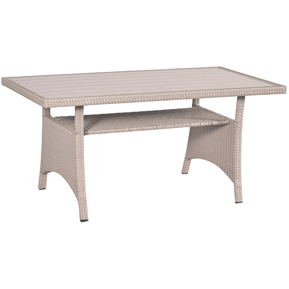 Outdoor Living York Rattan 8 Seater Garden Dining Set Grey Image 3